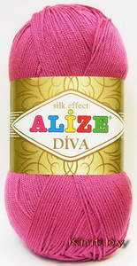 Пряжа Alize Diva фуксия