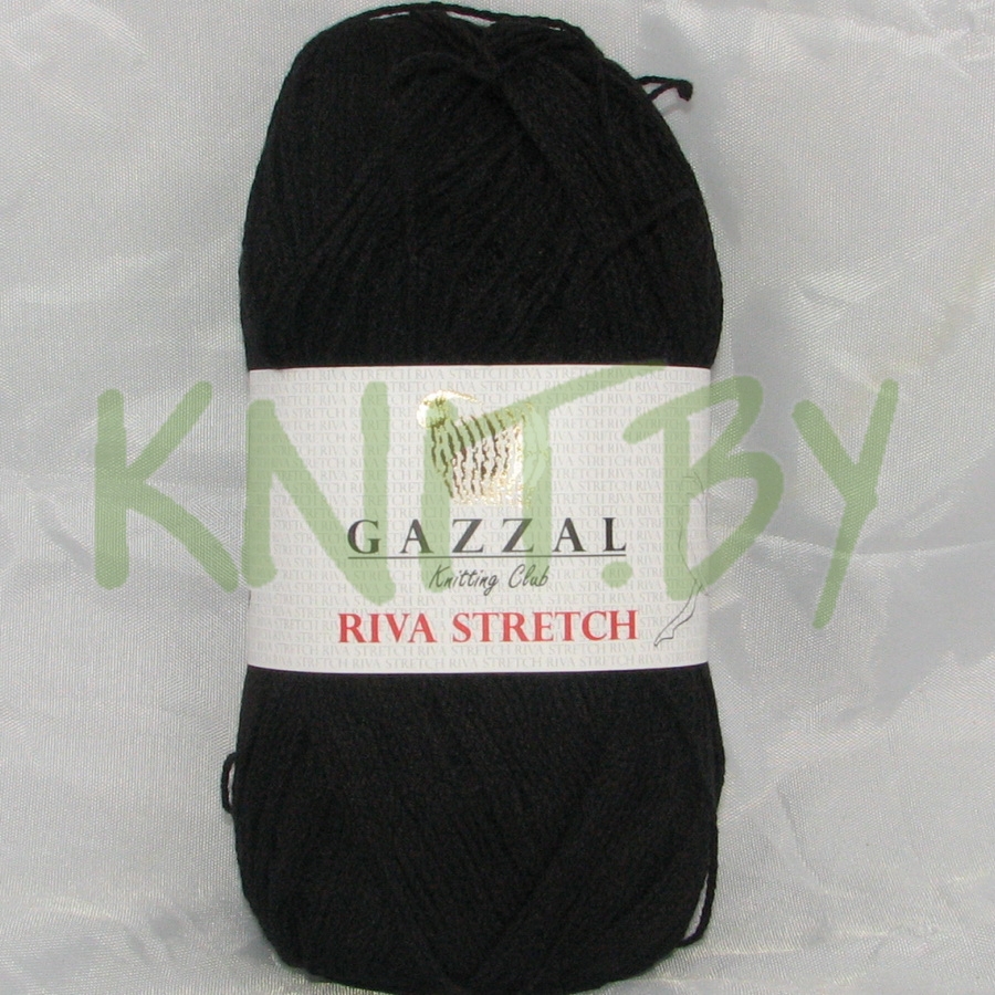 Пряжа Riva stretch черный