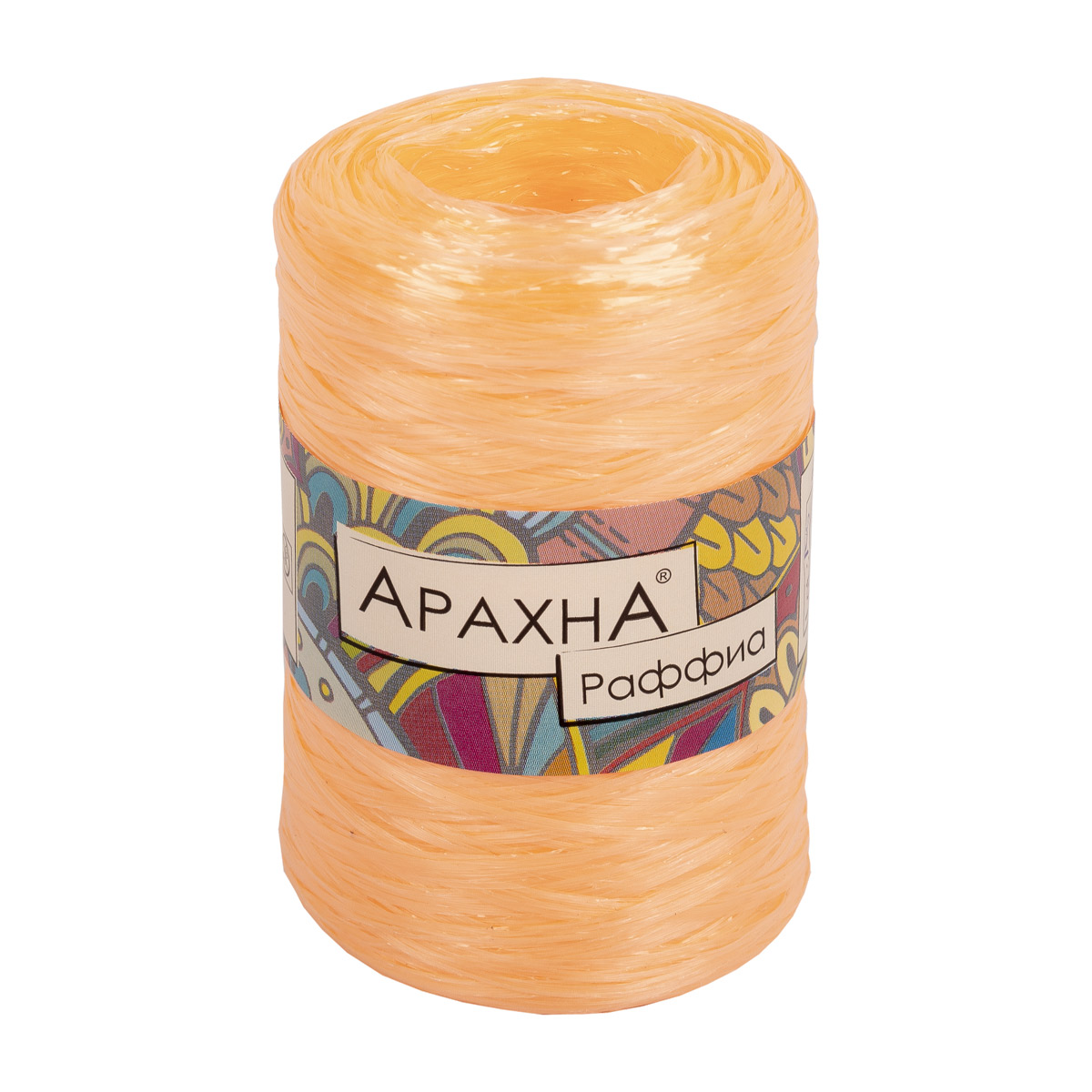 Пряжа Raffia (Рафия) Арахна персиковый