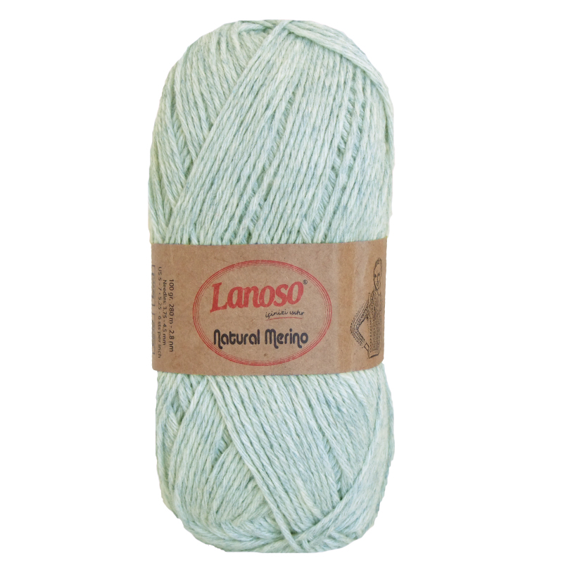 Пряжа Natural Merino голубой